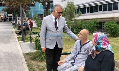 Başkan Ahlatcı’dan Hastalara Ziyaret