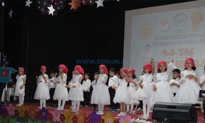 Osmancık’ta Kur’an Kursu Öğrencilerinden Yılsonu Gösterisi