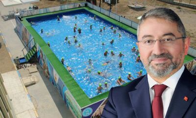 Üç Mahalleye Portatif Yüzme Havuzu Yapılacak