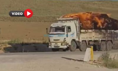 Balya Yüklü Kamyon, Yanarak Yola Devam Etti