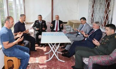 Bayramda Şehit Aileleri ve Gaziler Unutulmadı