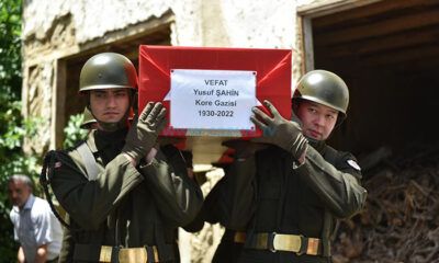Kore Gazisi Yusuf Şahin, Son Yolculuğuna Uğurlandı