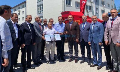 Üreticiye 10 Milyon Liralık Makine ve Ekipman Desteği