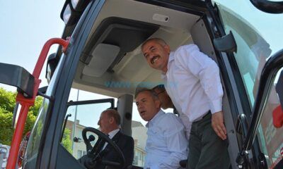 Alaca Belediyesine İş Makinası Desteği