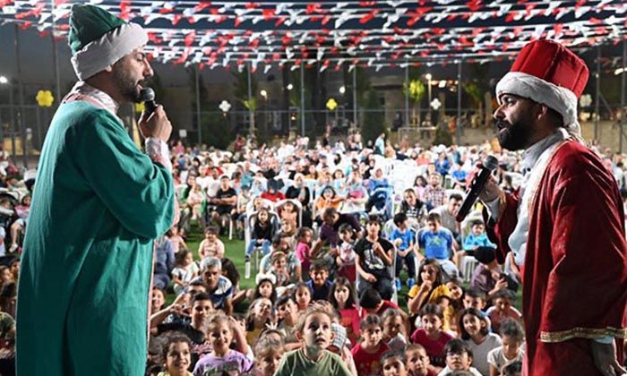 Çocuklar Millet Bahçesi’nde Doyasıya Eğlendi