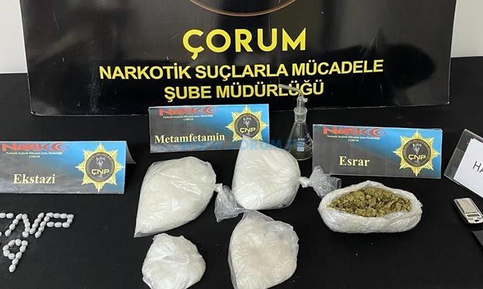 Çorum Polisinden Uyuşturucu Operasyonu