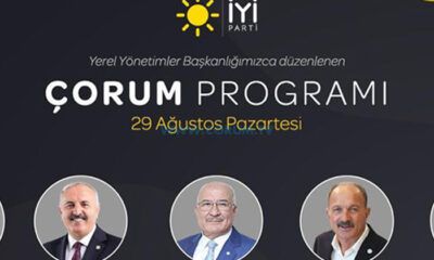İYİ Parti Heyeti Çorum’a Geliyor