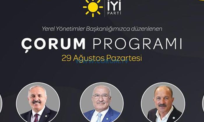 İYİ Parti Heyeti Çorum’a Geliyor