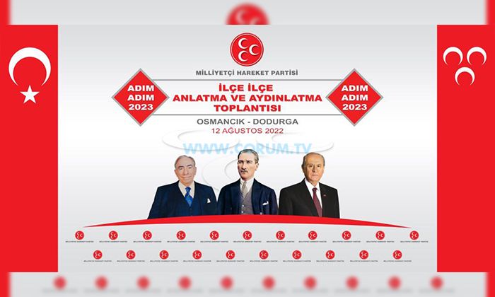 MHP’liler Osmancık’a Geliyor