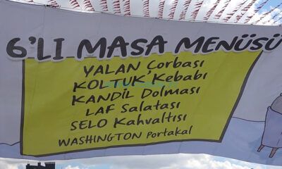 Muhalefete Pankartlı Mesaj