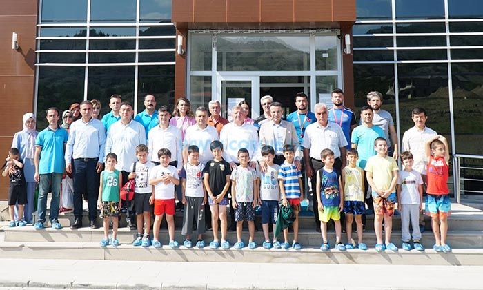 Osmancık Belediyesinden Çocuklara Yüzme Kursu