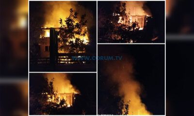 Osmancık’ta Korkutan Yangın