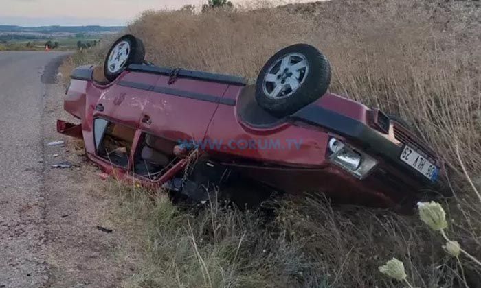 Otomobil Şarampole Devrildi: Üç Yaralı