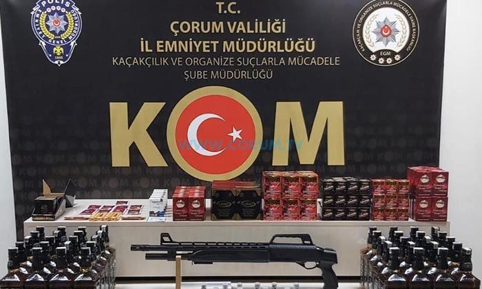 Ruhsatsız Silah, Kaçak Sigara ve İçki Operasyonu