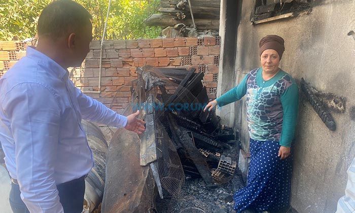 Yangınzedelere ‘Geçmiş Olsun’ Ziyareti