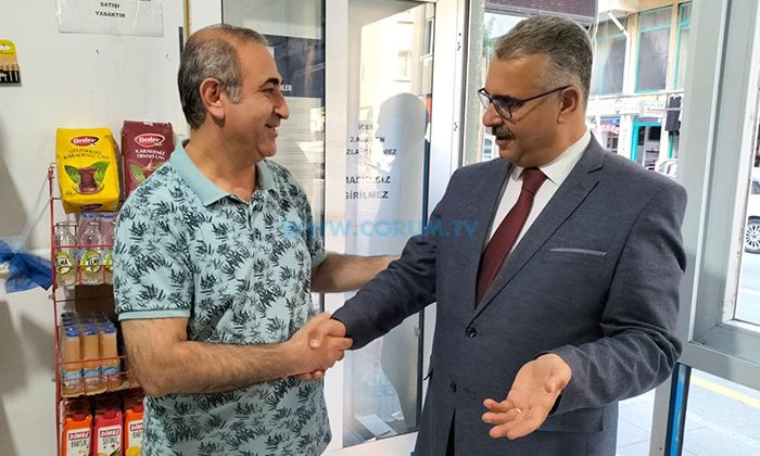 Ahlatcı Esnaf Gezdi, Halkla Sohbet Etti