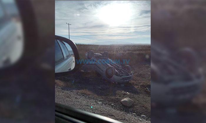 Ortaköy Yolunda Kaza Oldu