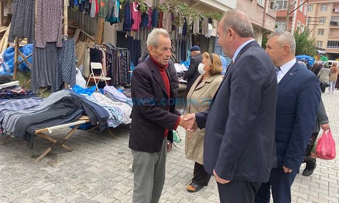 Başkan Pazarda Nabız Yokladı: Çare Millet İttifakı