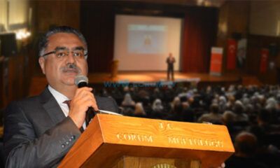 Dinç, Çorum’da Konferans Verdi