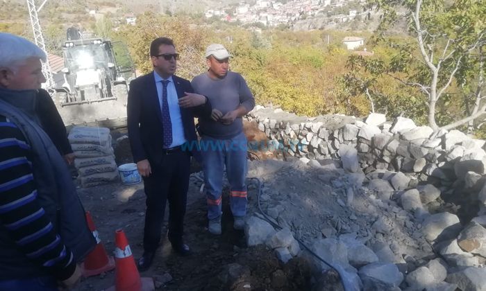 Okul Yolundaki Heyelan Riski Azaltılıyor