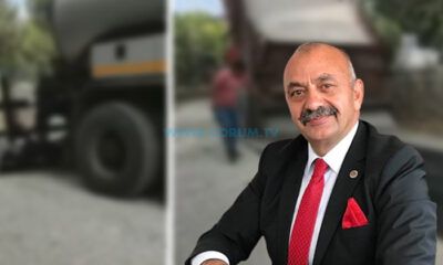 Ortaköy Belediyesi Yol Yapıyor