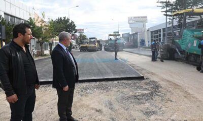 Sanayi Sitesi 6.Cadde’nin Asfaltı Yenileniyor