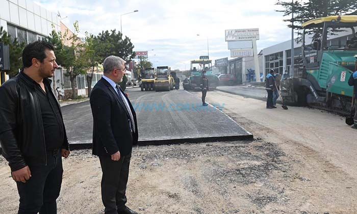 Sanayi Sitesi 6.Cadde’nin Asfaltı Yenileniyor