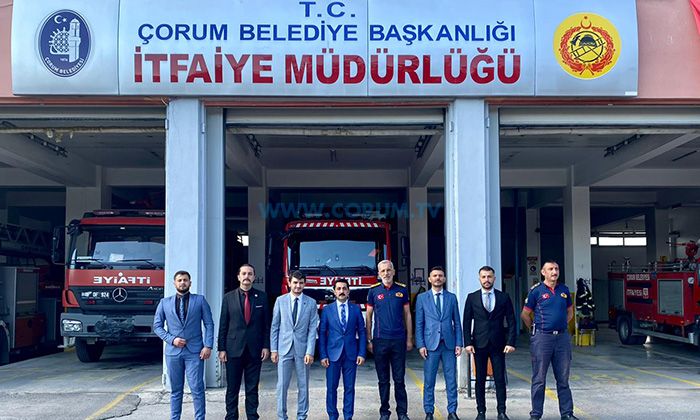 Ülkü Ocakları’ndan İtfaiyecilere Ziyaret