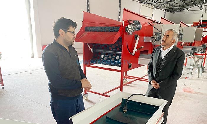 Alaca’da Kurulan Soğan Eleme ve Paketleme Tesisi Tamamlanıyor