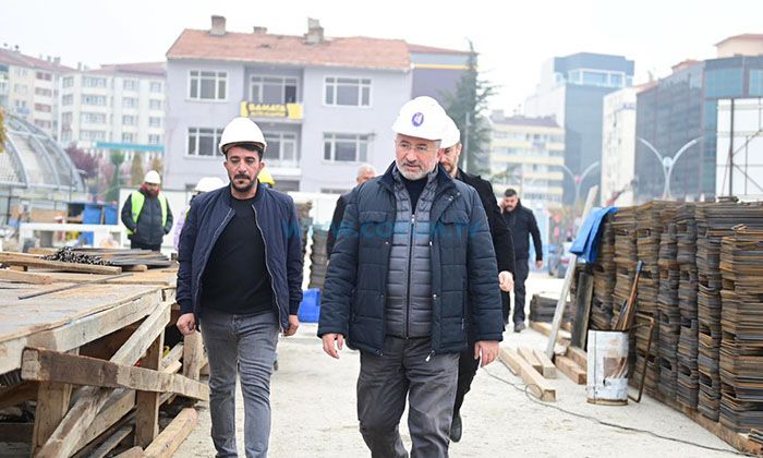 Başkan Aşgın, Bedesten Projesi’ni Sıkı Takip Ediyor