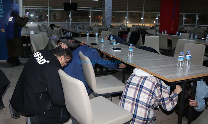 Çorum’da Deprem Tatbikatı