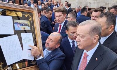 Cumhurbaşkanı Erdoğan ile Ayaküstü Görüşme