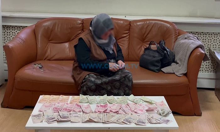 Dilenci Kadının Üzerinden 913 Lira Çıktı