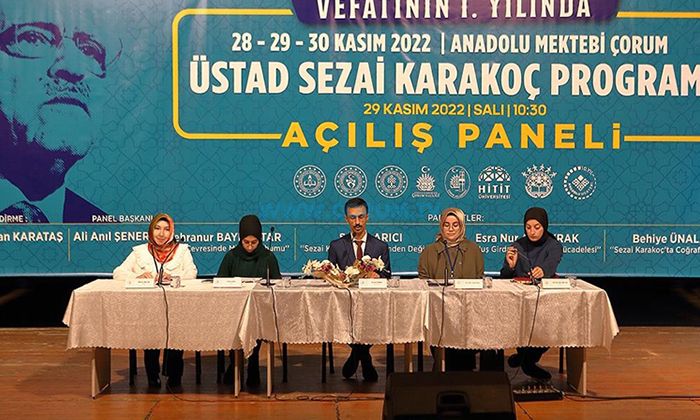 Sezai Karakoç, Çorum’da Anıldı