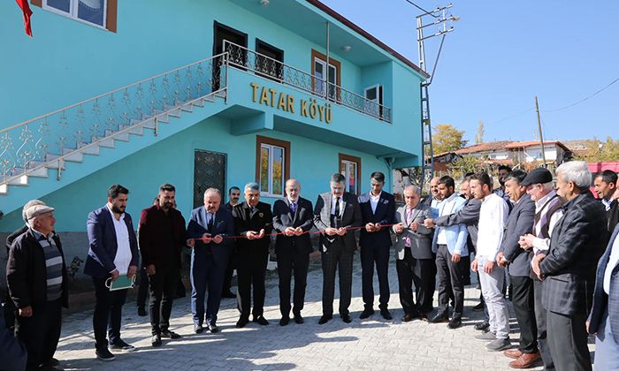 Vali Çiftçi, Muhtarlık Binasının Açılışını Yaptı