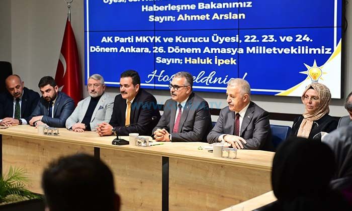 Ahmet Arslan ve Haluk İpek, Çorum’da Teşkilatla Buluştu