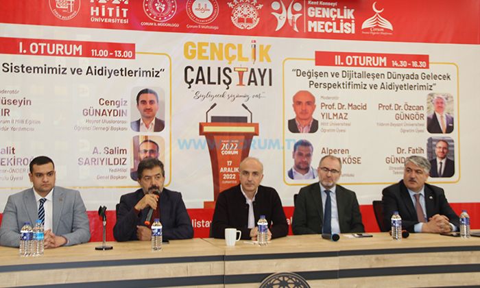 Çorum’da Gençlik Çalıştayı