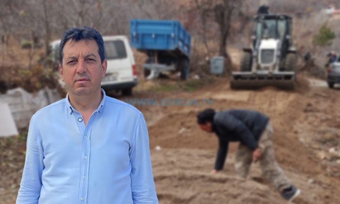 Oğuzlar’da Arazi Yollarında Çalışma