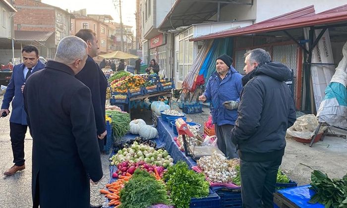 Pazarda Vatandaşı Dinlediler
