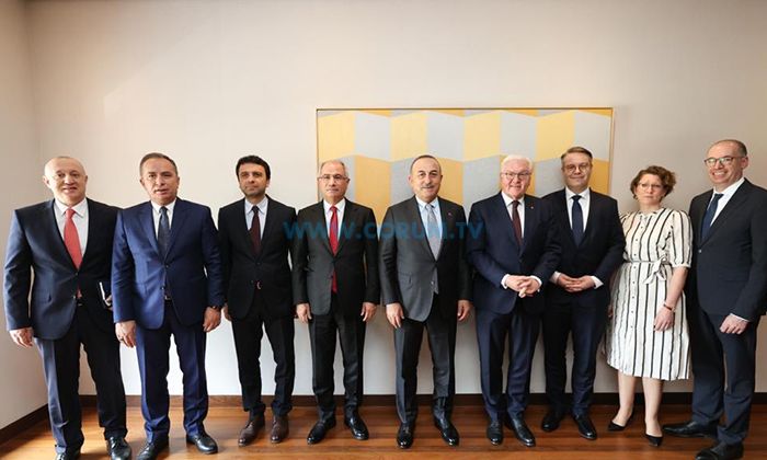 Almanya Cumhurbaşkanı ile Görüştüler