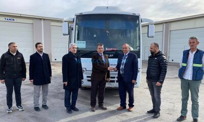 Kardeş Belediyeye Otobüs Desteği Verildi