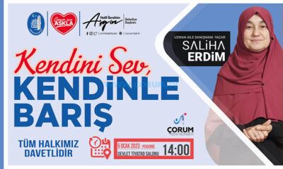 Saliha Erdim Çorum’a Geliyor