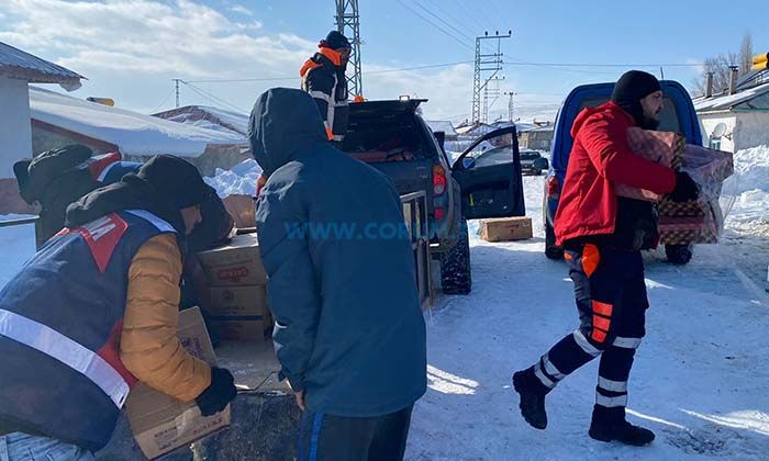 Afet Bölgesindeki Ekiplere Leblebi Gönderiliyor