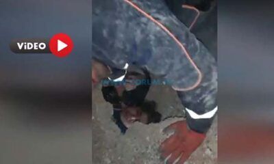 Afşin’de İki Kardeşin Kurtarılma Anları