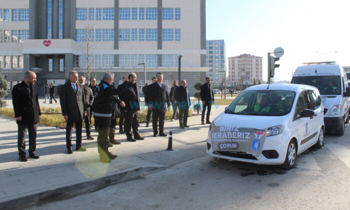 Afşin’e 11 Araç, 21 Personel Uğurlandı