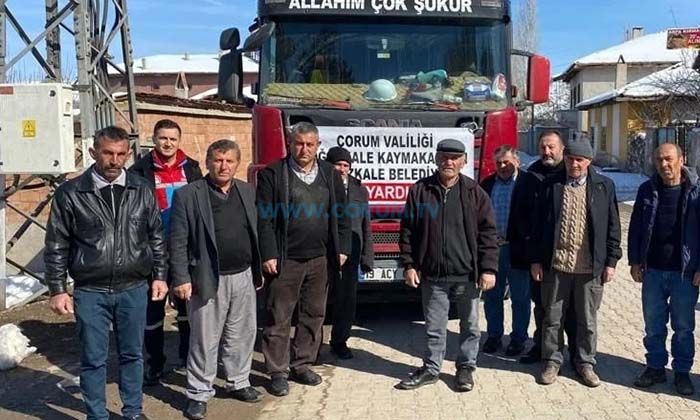 Boğazkale’den İki Tır Yakacak Yardımı