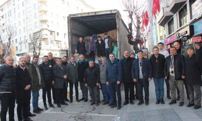 CHP’nin Yardım Tırı Bölgeye Gönderildi
