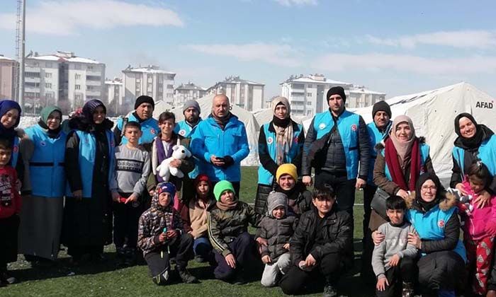 Çadır Kentlerde Manevi Destek Hizmetleri Başladı