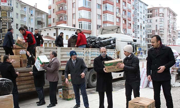 Cumhuriyet Başsavcılığından Deprem Bölgesine Yardım Tırı