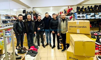 Deprem Bölgesine İki Bin Çift Ayakkabı